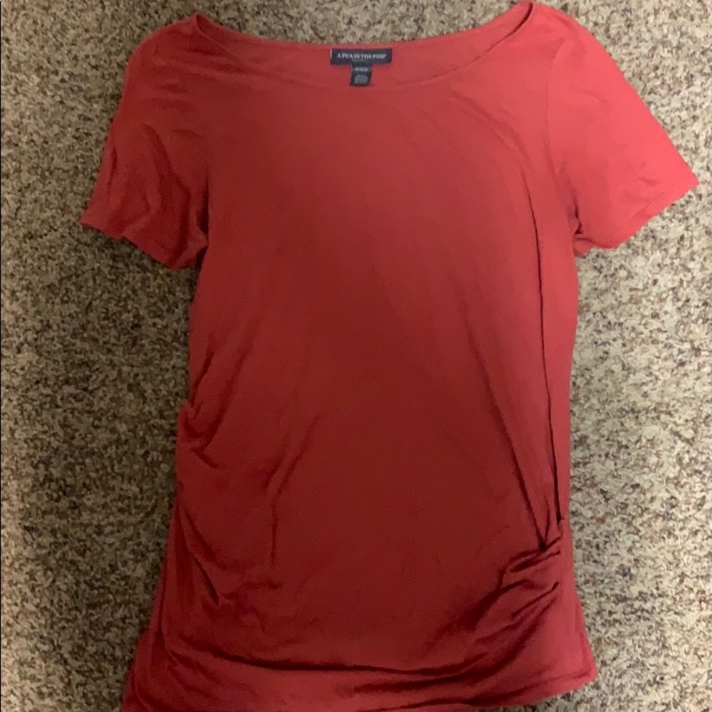 Pink maternity top